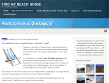 Tablet Screenshot of findmybeachhouse.com
